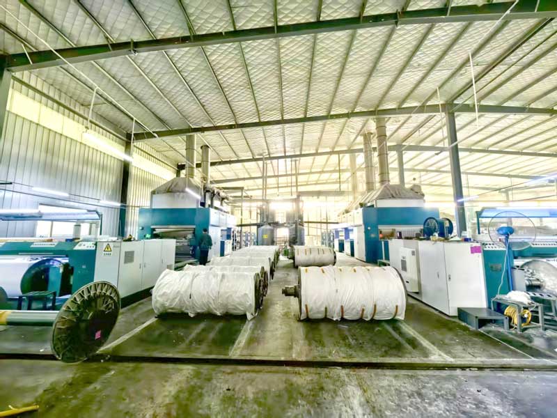SQ910 air jet loom customer factory